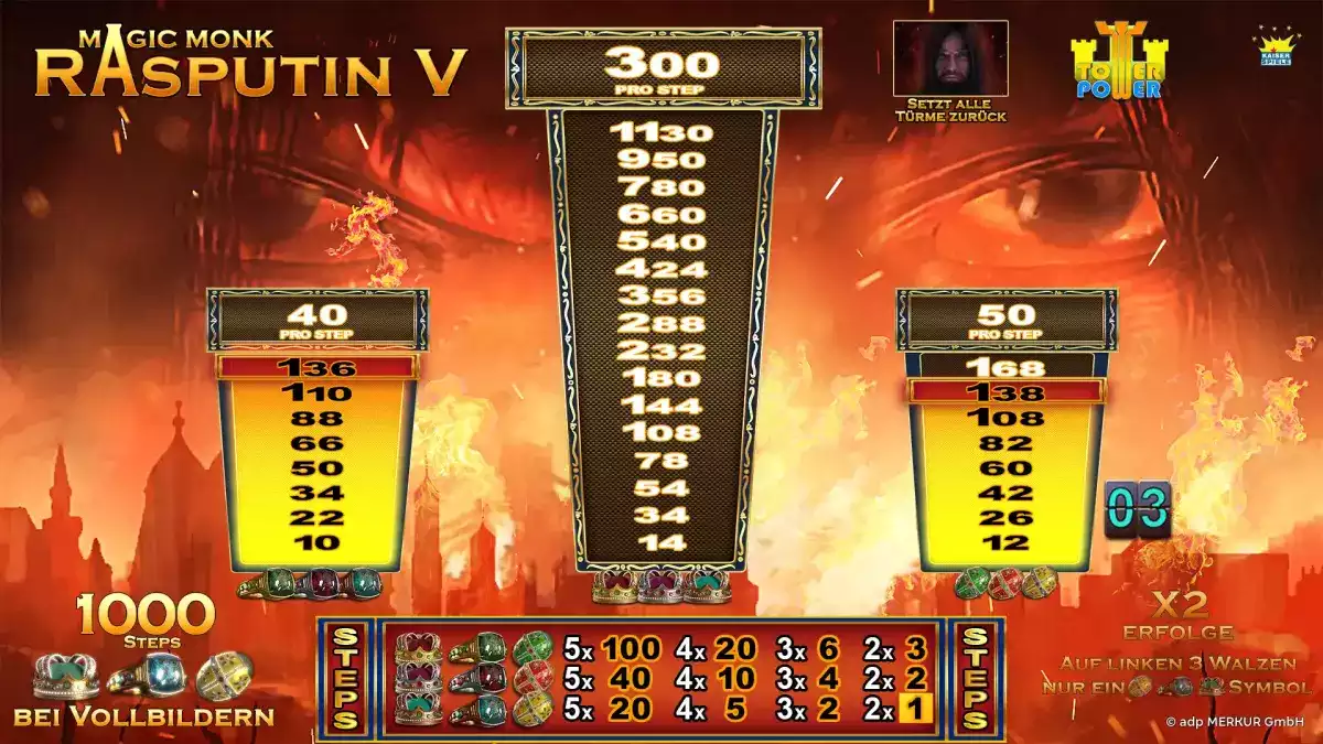 Magic monk rasputin spielen